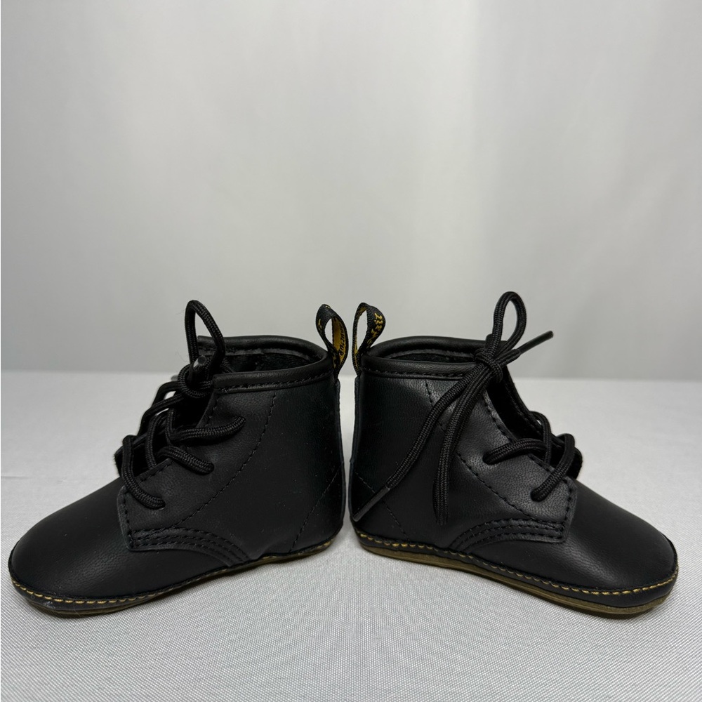Dr. Martens Black Baby Walker Shoes